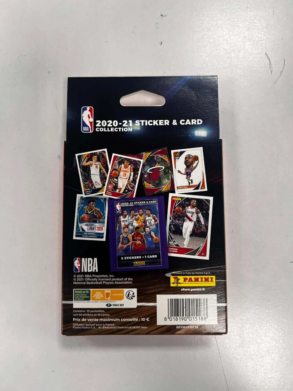 🔥 RARO: Box Panini NBA 2020-21 Sticker & Card Collection (Selada) – photo 3
